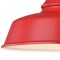 Vaxcel Dorado 1 Light Dusk to Dawn Red White Farmhouse Barn Dome Outdoor Wall Lantern T0486 - alternate 6